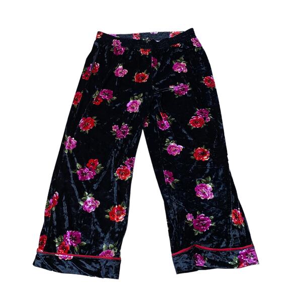 Sofia Intimates by Sofia Vergara Floral Print Pajama Set Black 2X (18W-20W) NWTs - Picture 5 of 5